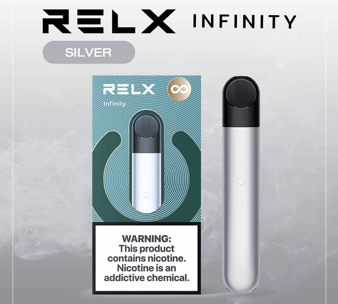 RELX Infinity สี Silver เครื่องสีเงิน เงางาม สว่างตา จากแบรนด์ชั้นนำ ...