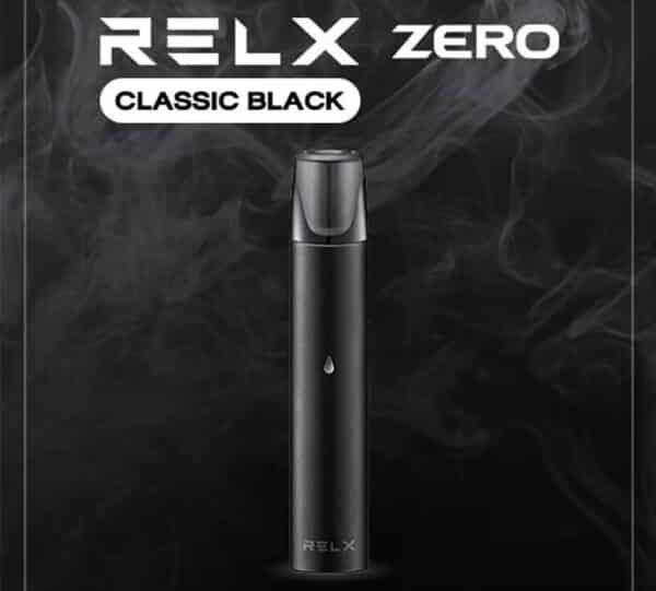 RELX Zero สี Black เครื่องสีดำคลาสสิค รุ่นเก๋าจาก RELX POD