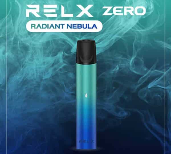 RELX Zero สี Radiant Nebula เครื่องสีฟ้าอมเขียว สีที่พิเศษสุด RELX POD