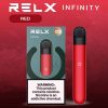 RELX Infinity สี Red เครื่องสีแดง ตัวท็อปจากแบรนด์ RELX POD