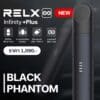 เครื่อง RELX INFINITY PLUS สี Black Phantom คลาสสิคสุดๆกับสีดำ