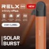 เครื่อง RELX INFINITY PLUS สี Solar Burst สีสุดร้อนแรงดั่ง เปลวสุริยะ