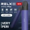 เครื่อง RELX INFINITY PLUS สี Very Peri สีม่วง โดดเด่นในทุกสัมผัส