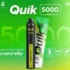 KS Quik 5000 กลิ่น แอปเปิ้ลเขียว หวานฉ่ำแบบในสไตล์ บุหรี่ไฟฟ้า quik