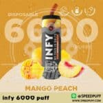 infy 6000 puff กลิ่นดี หอมแน่น ต้องพอต อินฟี่ ราคาถูก ที่สายสูบโดนใจ